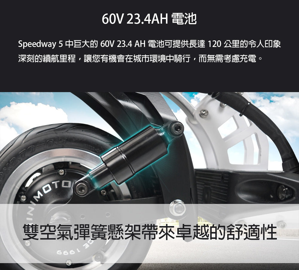 SPEEDWAY 5 DUAL MOTORS 電動滑板車